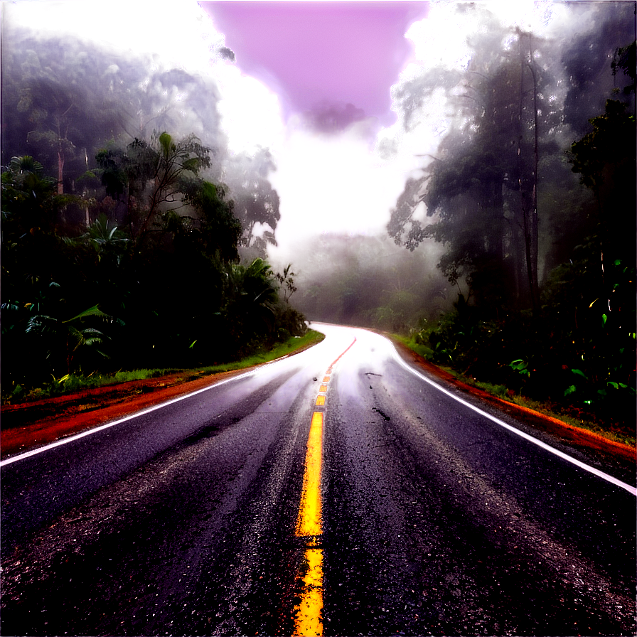 Foggy Road Png Dtr96