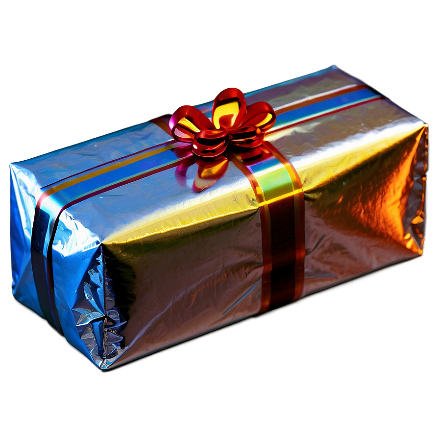 Foil Wrapped Gift Png Yms72