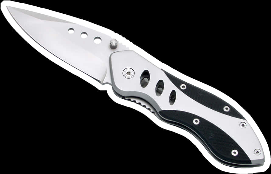 Folding Pocket Knife Isolated