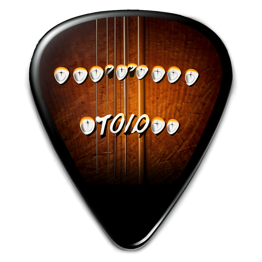 Folk Guitar Pick Png 29