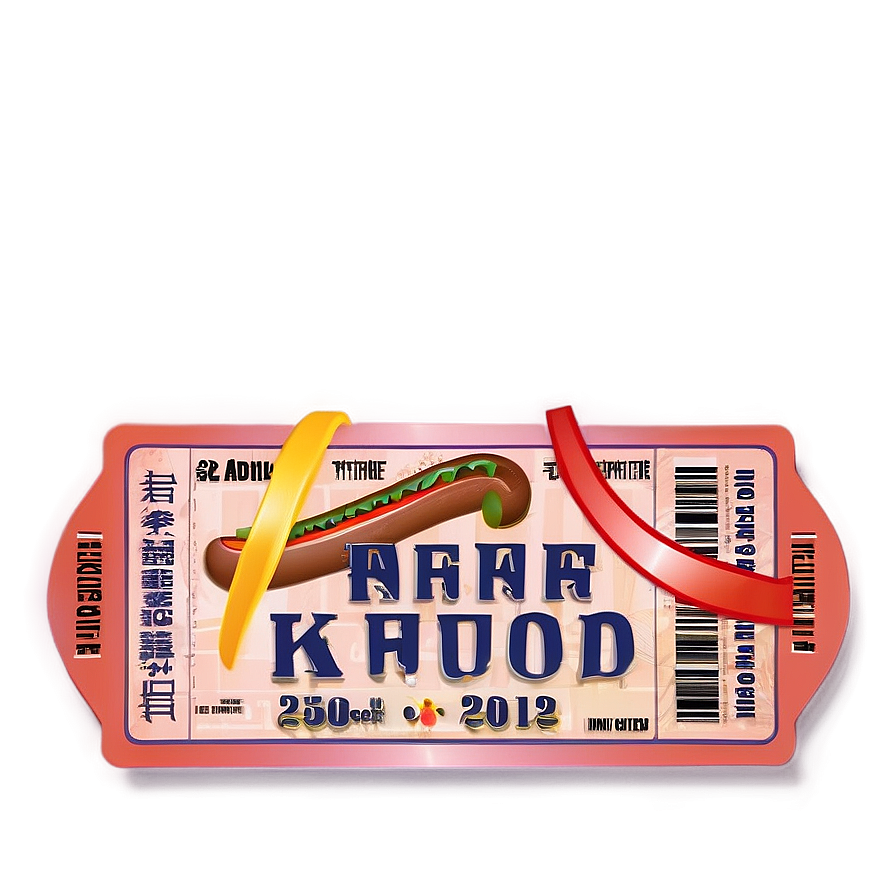 Food Festival Ticket Png 05252024