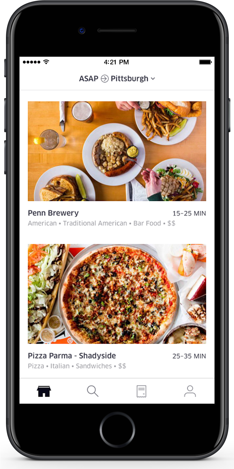 Food Ordering App Screen