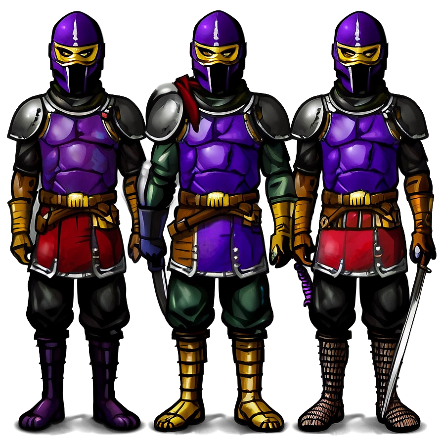 Foot Clan Soldiers Png 05252024