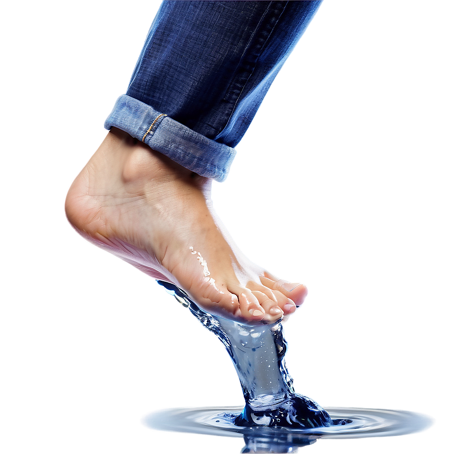 Foot In Water Splash Png Qbc1