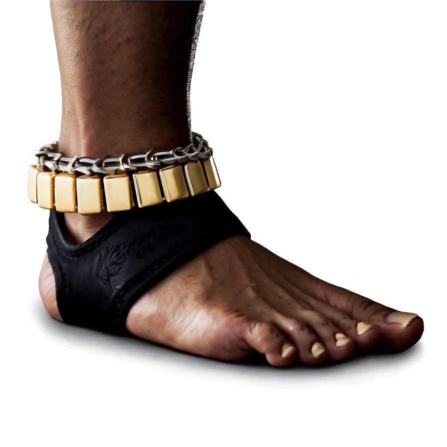 Foot With Ankle Bracelet Png Whf39