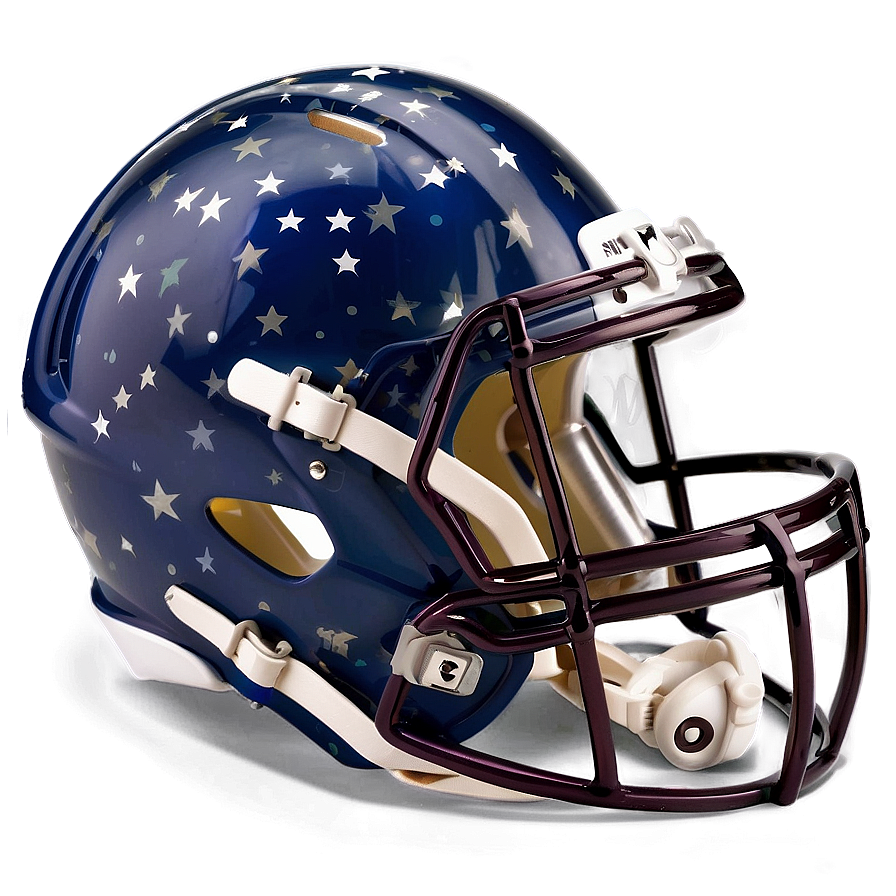 Football Helmet With Stars Png 51