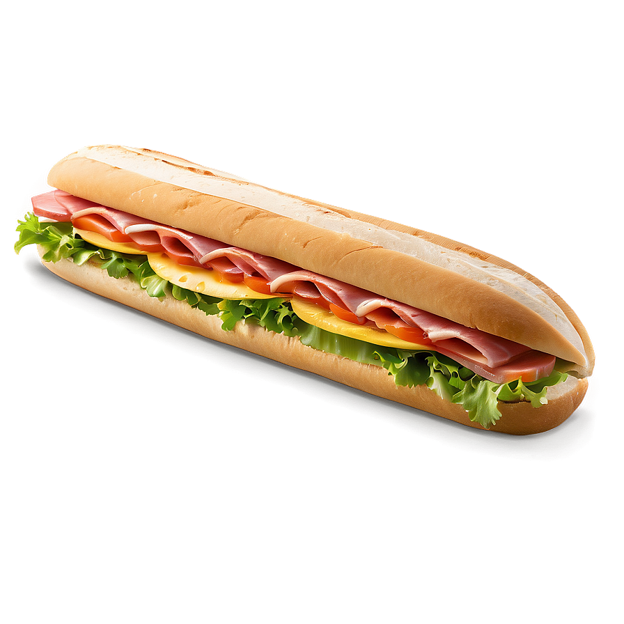 Footlong Sub Sandwich Png 06272024