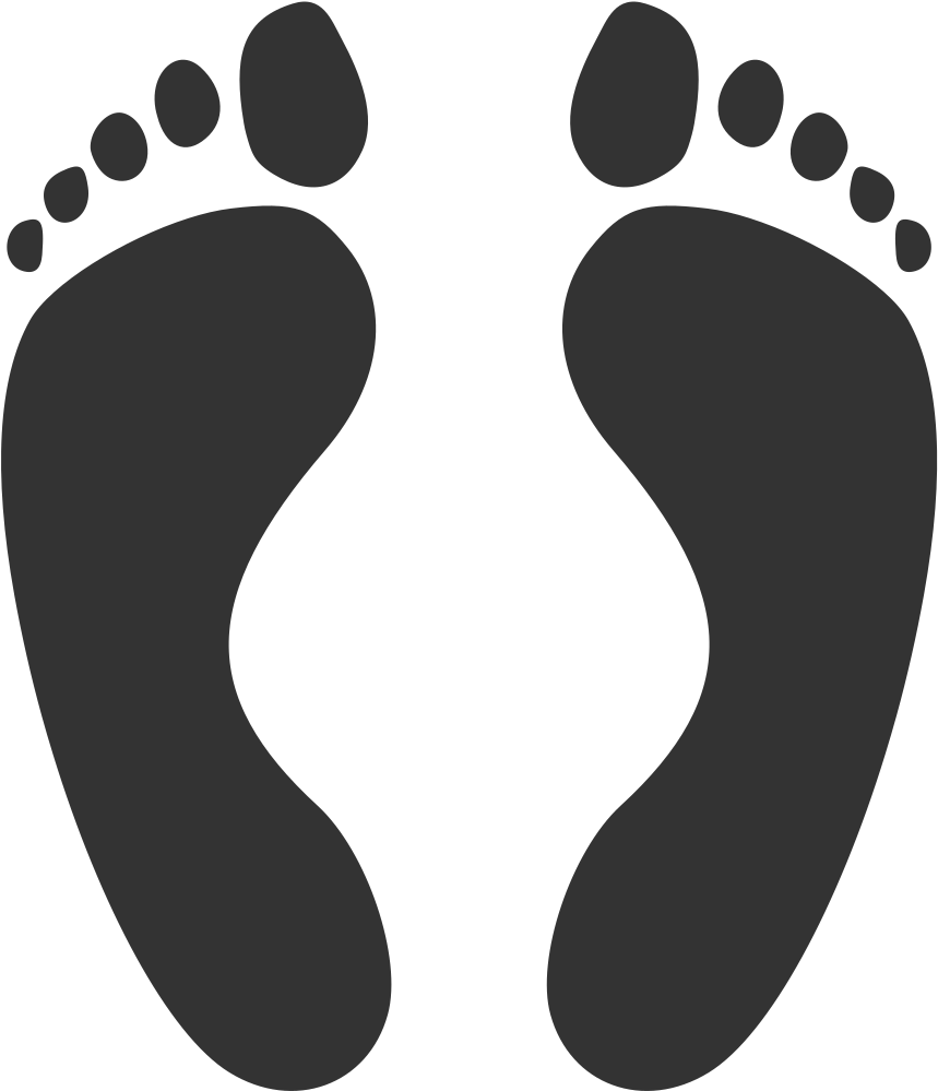 Footprint Icon Graphic