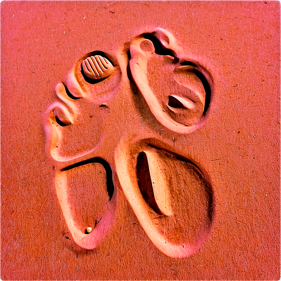 Footprints In Sandy Beach Png Adf