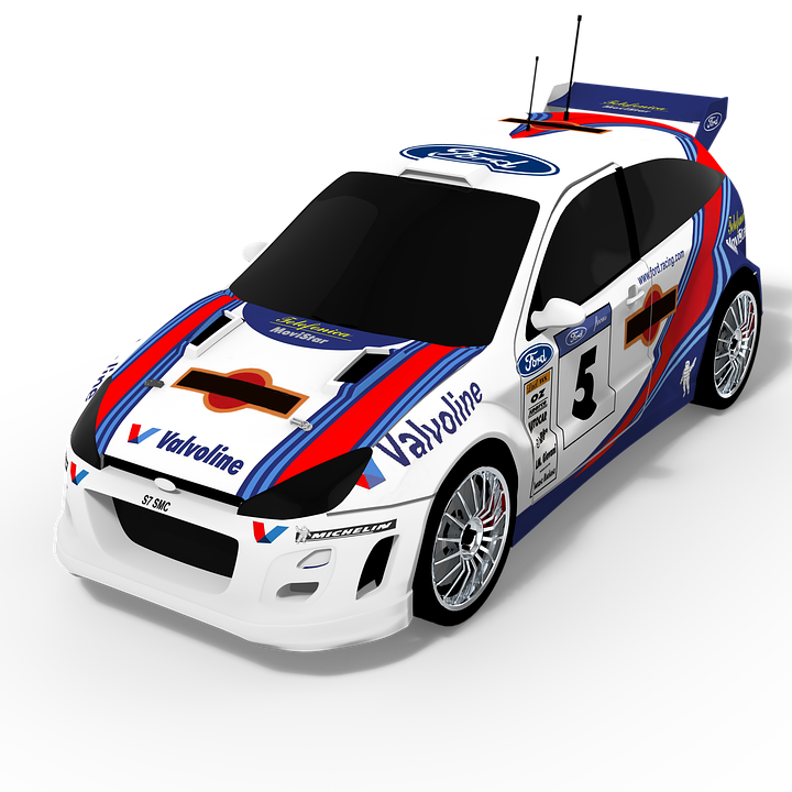 Ford Rally Car Illustration