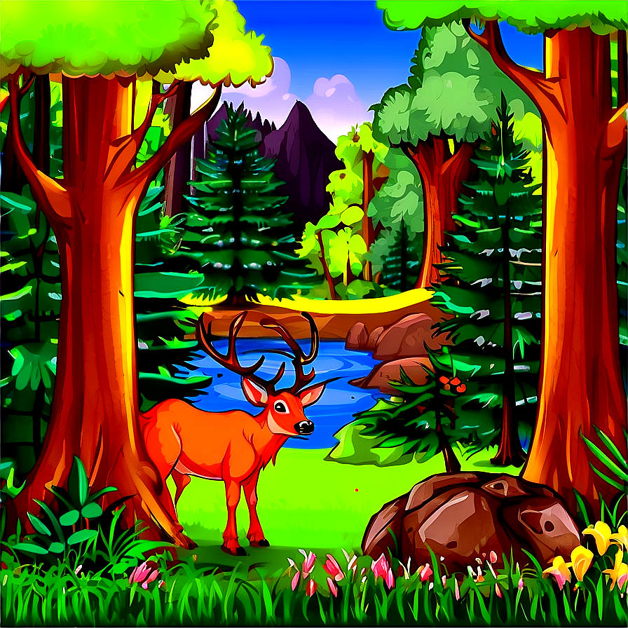 Forest Ecosystem Clipart Png Wqu