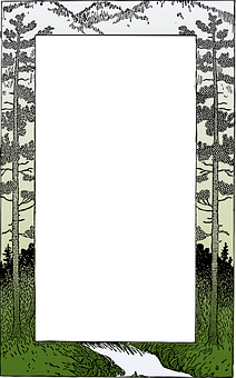 Forest Frame Illustration