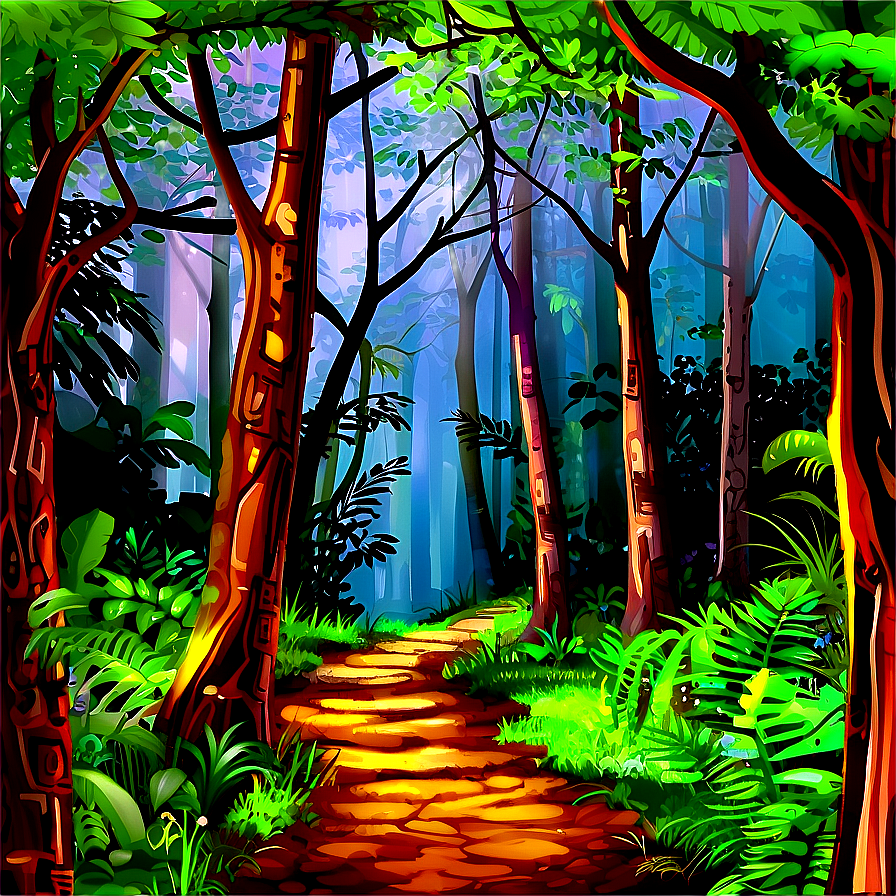 Forest Pathway Journey Png Fby