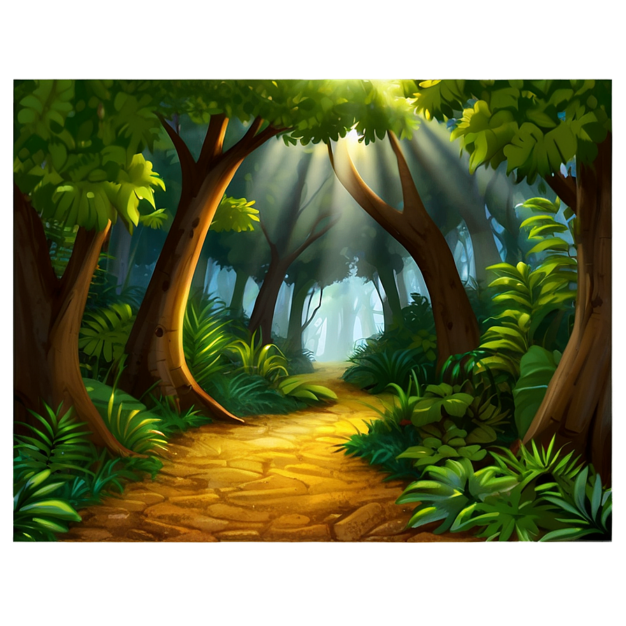 Forest Pathway Sunbeams Png Ifk