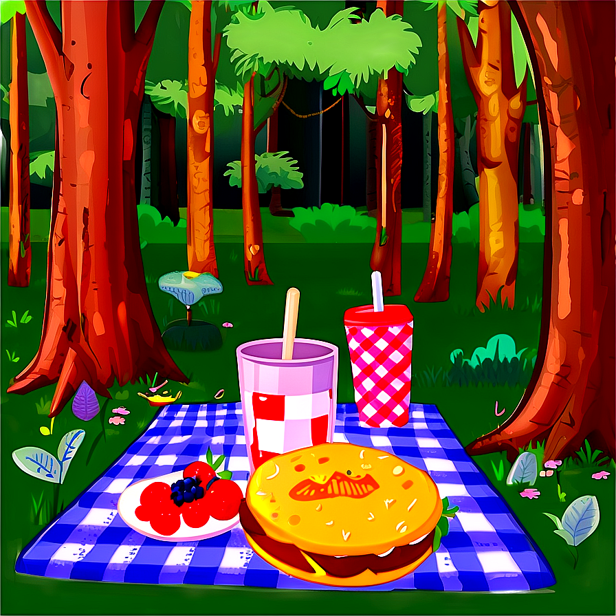 Forest Picnic Clipart Png Bnl