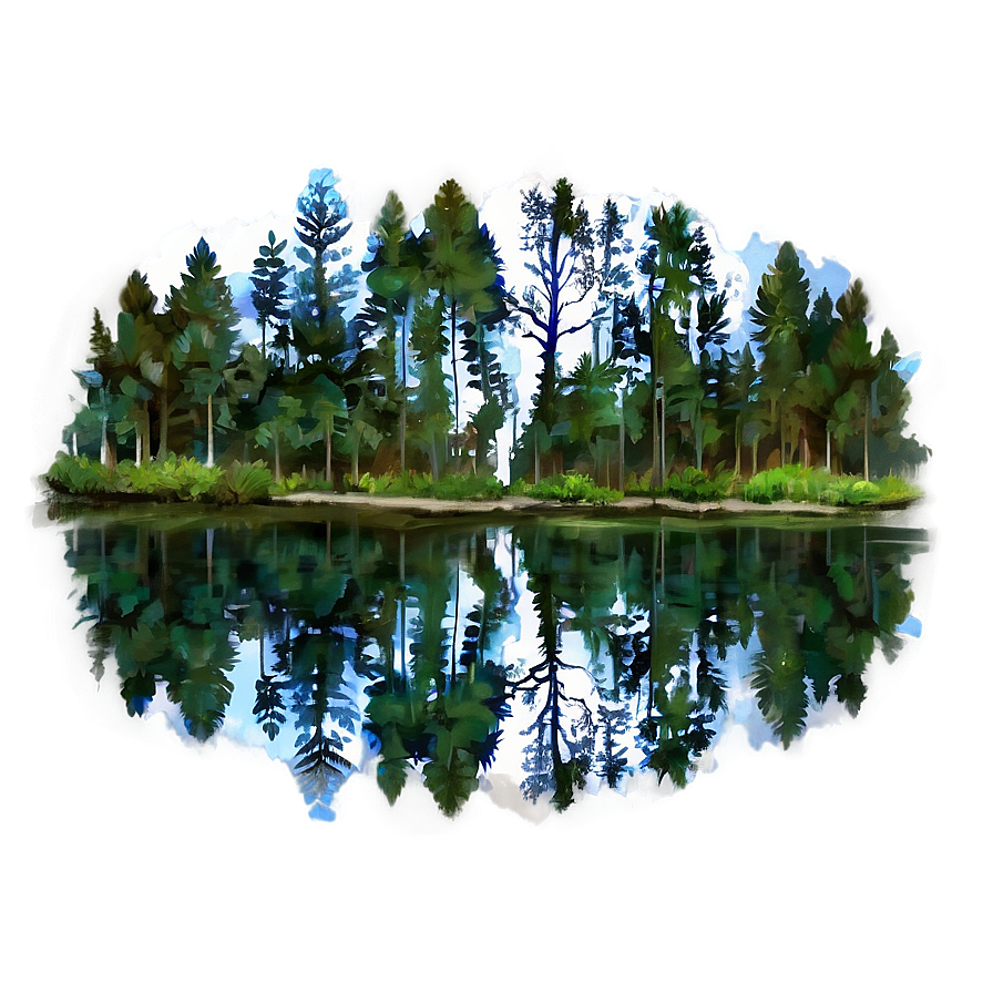 Forest Reflection Png 48