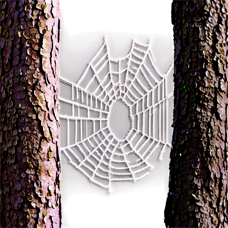 Forest Spider Web Artwork