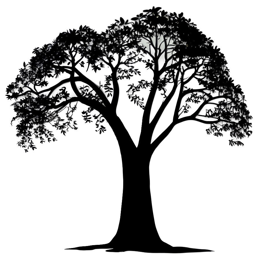 Forest Tree Silhouette Png 05252024