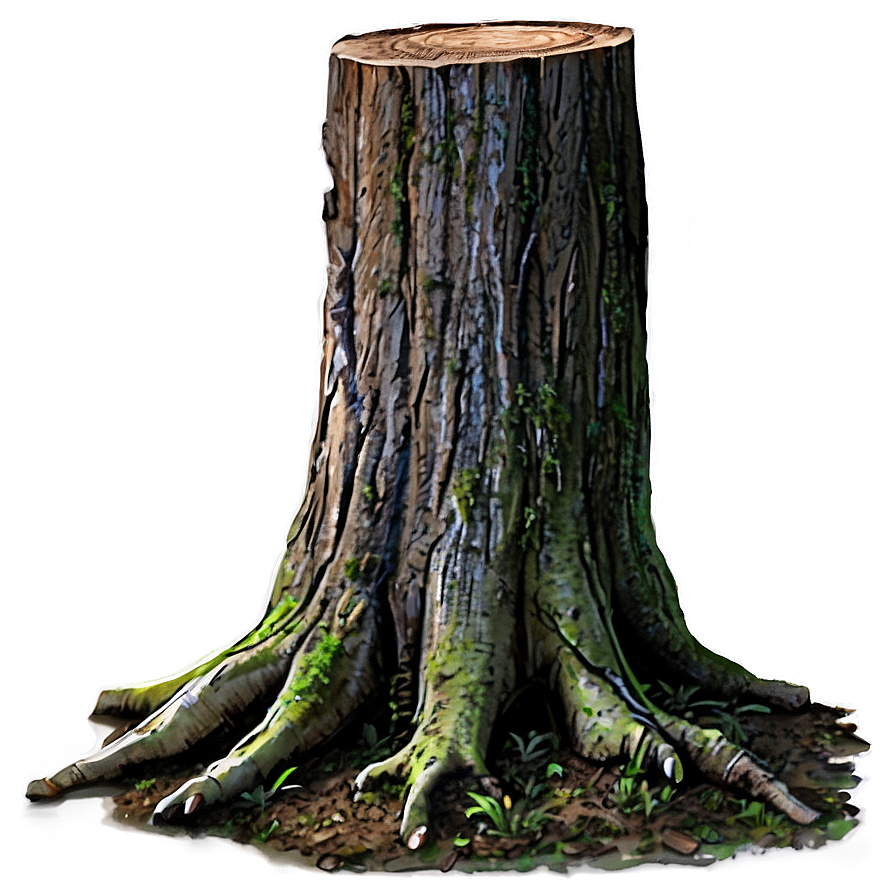 Forest Tree Stump Png 06132024