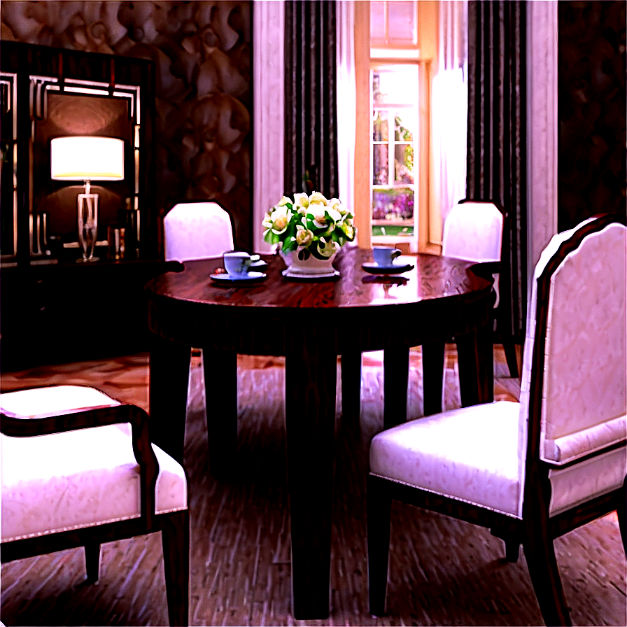 Formal Dining Room Elegance Png 89