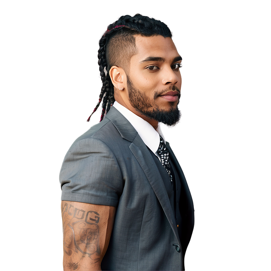 Formal Looks With Short Dreads Png 70