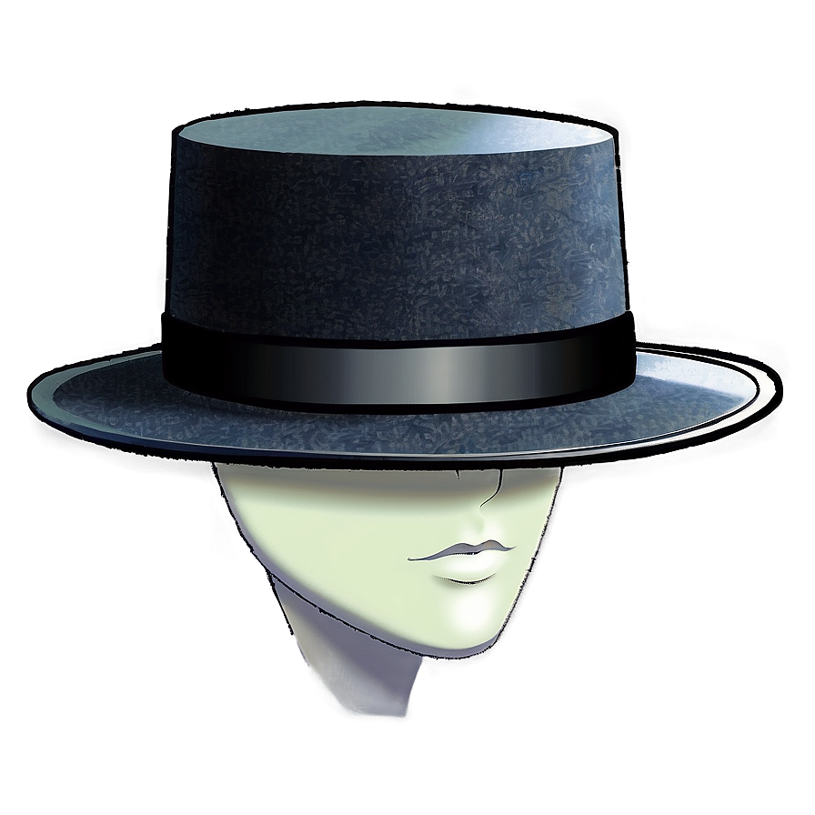 Formal Wear Top Hat Png Neg