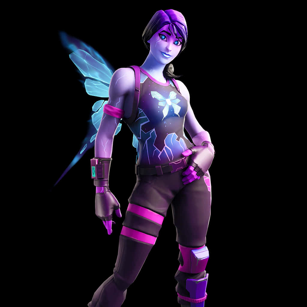 Fortnite Female Skinwith Butterfly Design