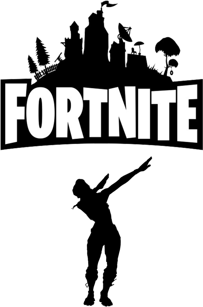 Fortnite Game Logo Silhouette