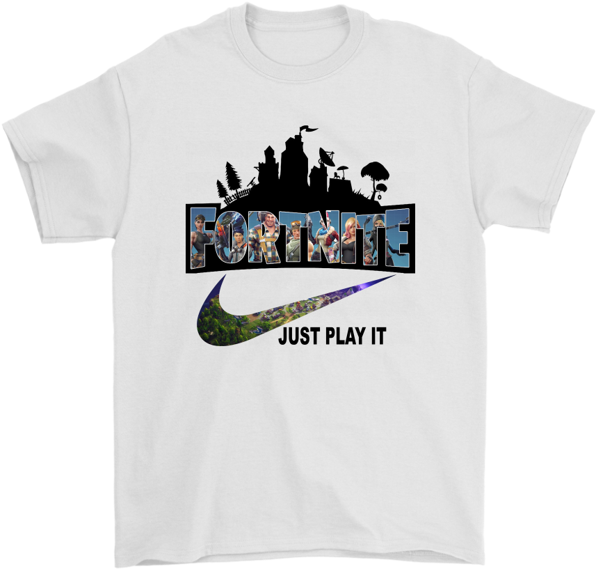 Fortnite Just Play It Tshirt Design