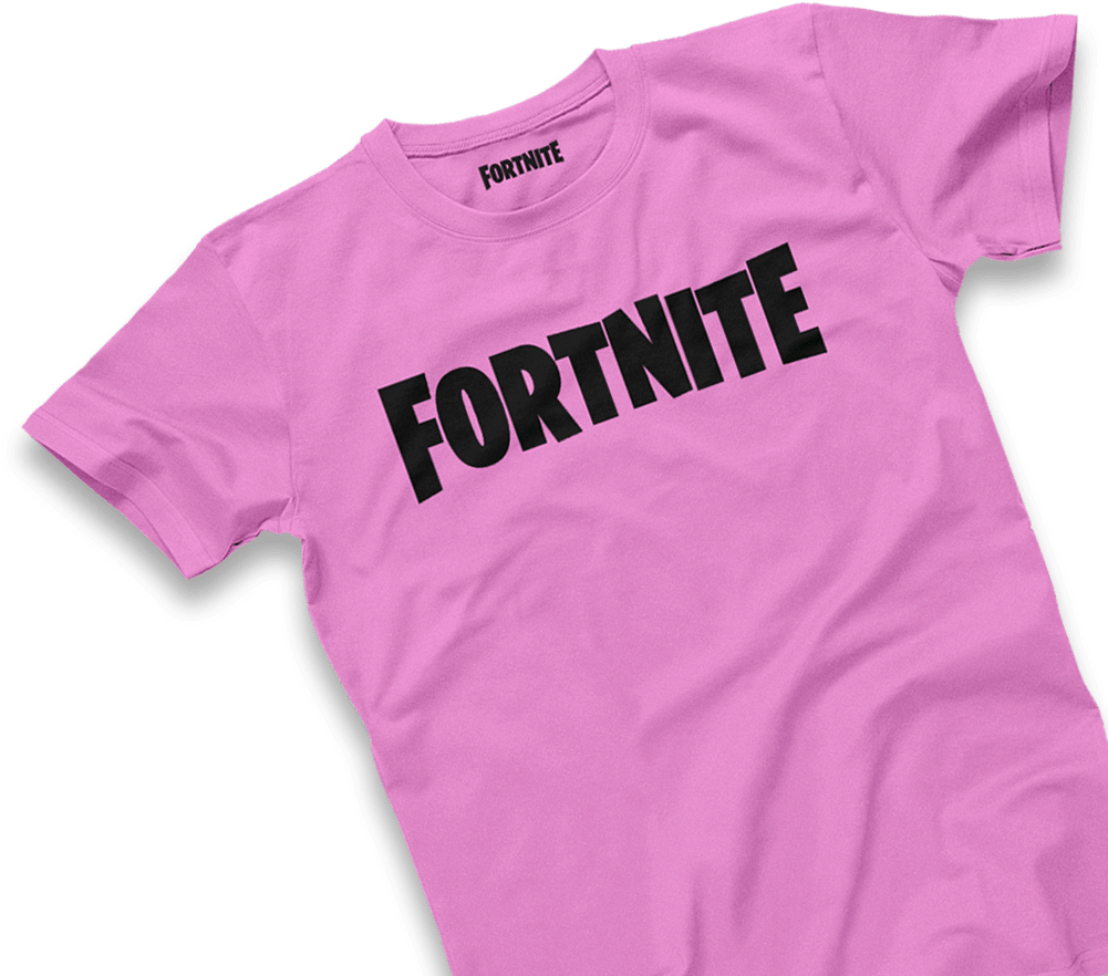 Fortnite Logo Pink Tshirt