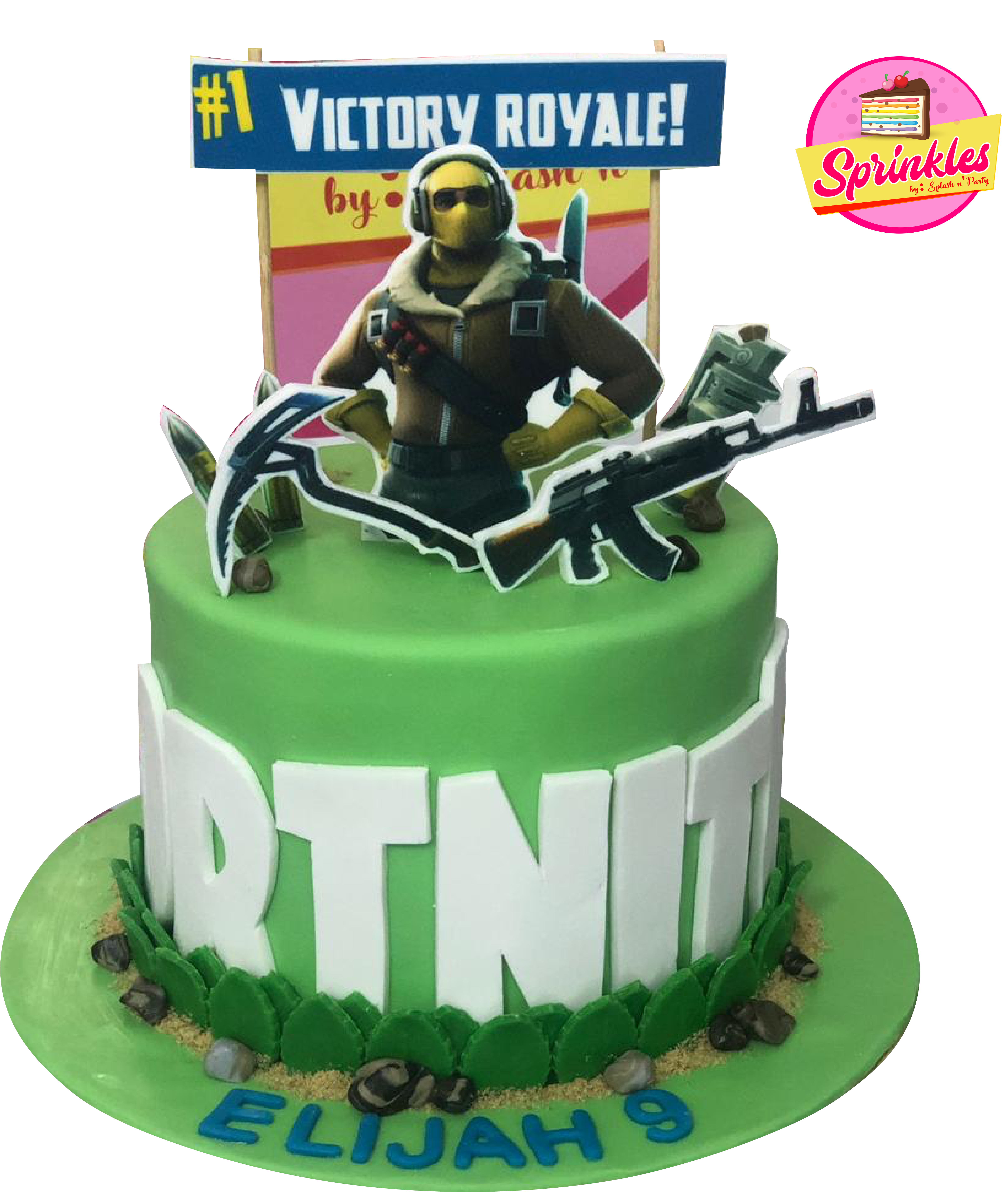 Fortnite Victory Royale Birthday Cake