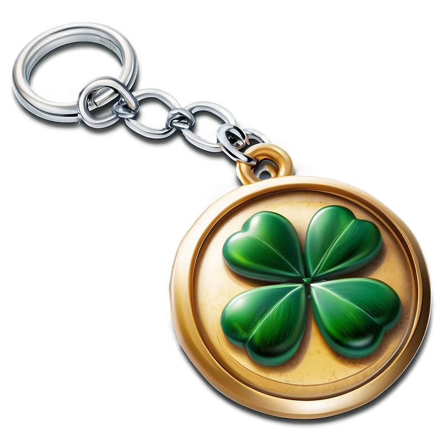 Four Leaf Clover Charm Png 05252024