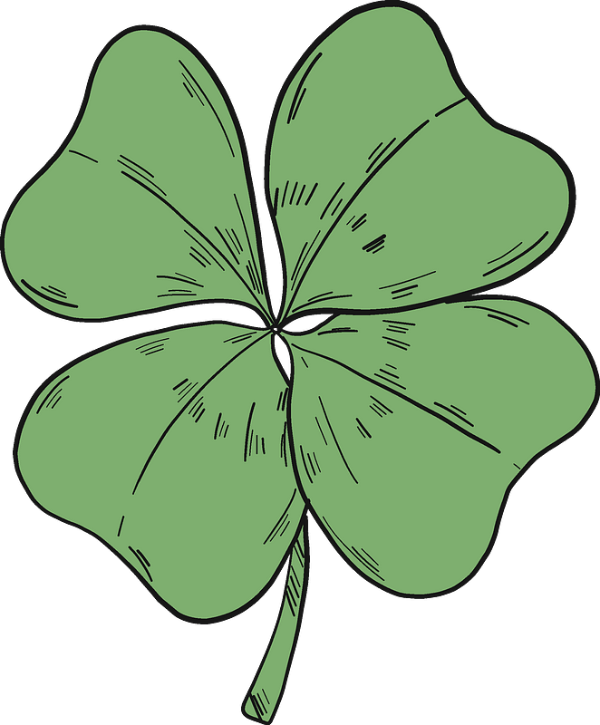 Four Leaf Clover Illustration