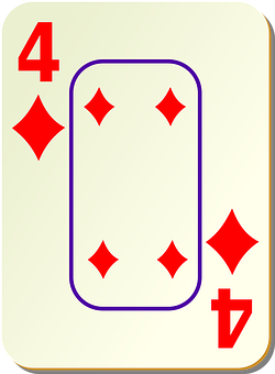 Four_of_ Diamonds_ Playing_ Card