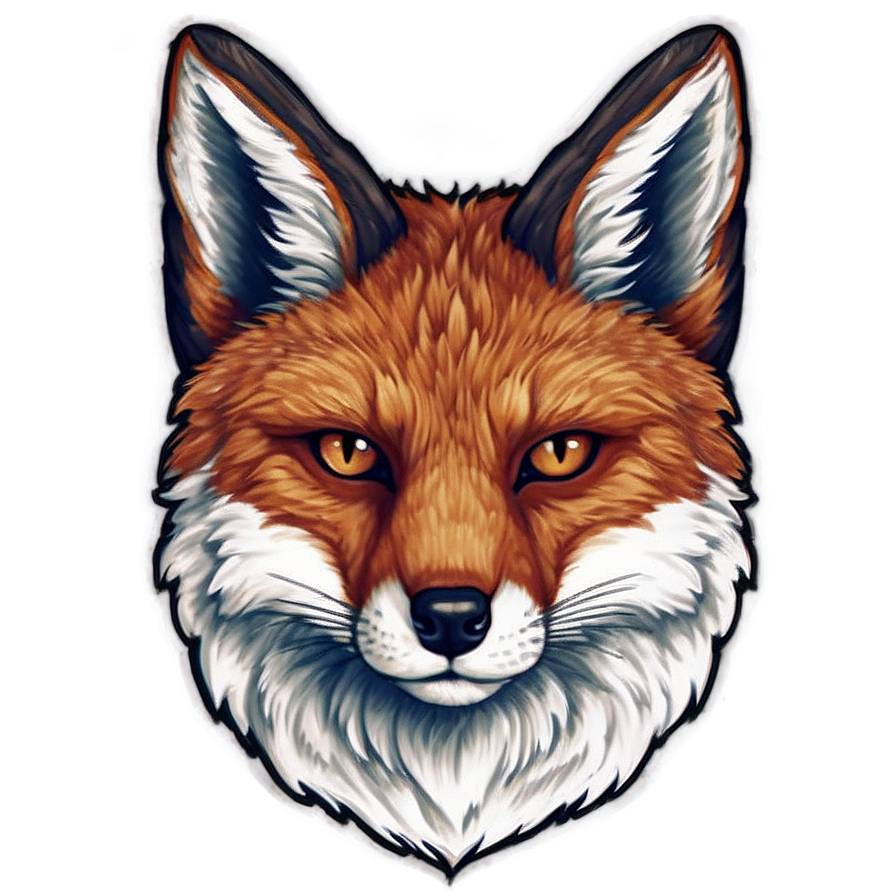 Fox Head Emblem Png 05062024
