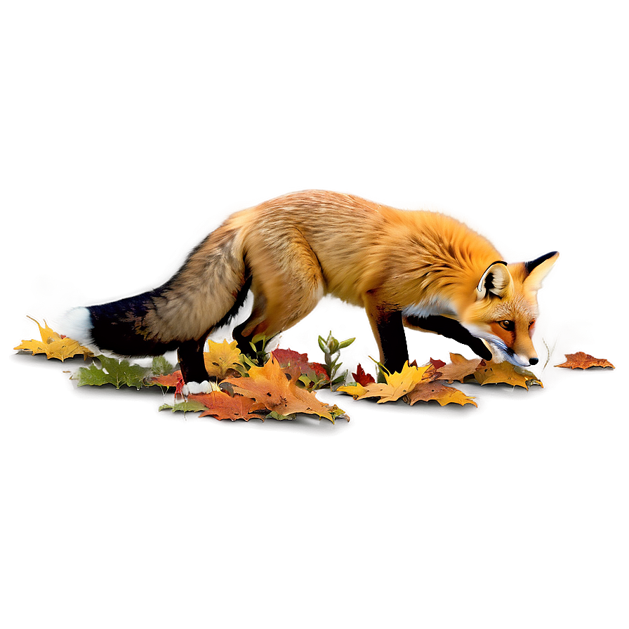 Fox In Autumn Png 96