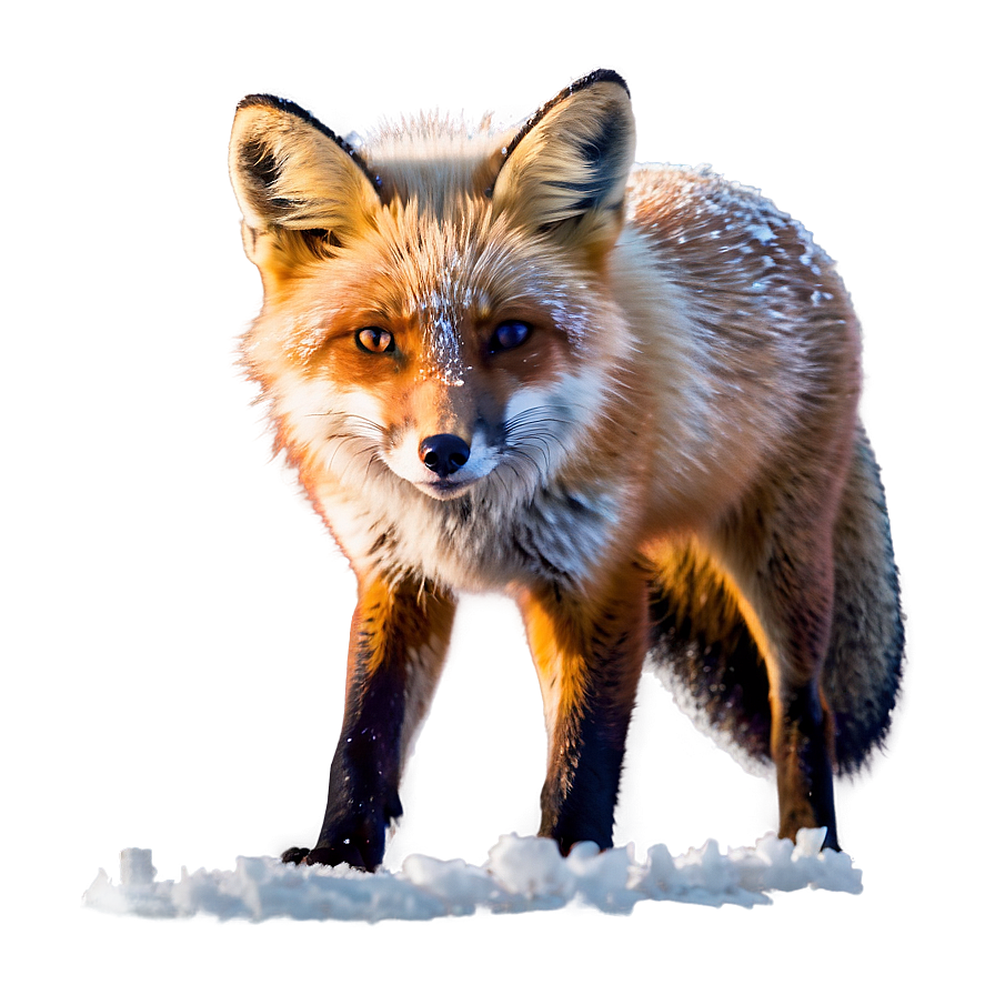 Fox In Snow Png Rca