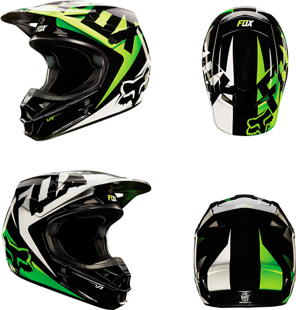 Fox Racing Motocross Helmet Design