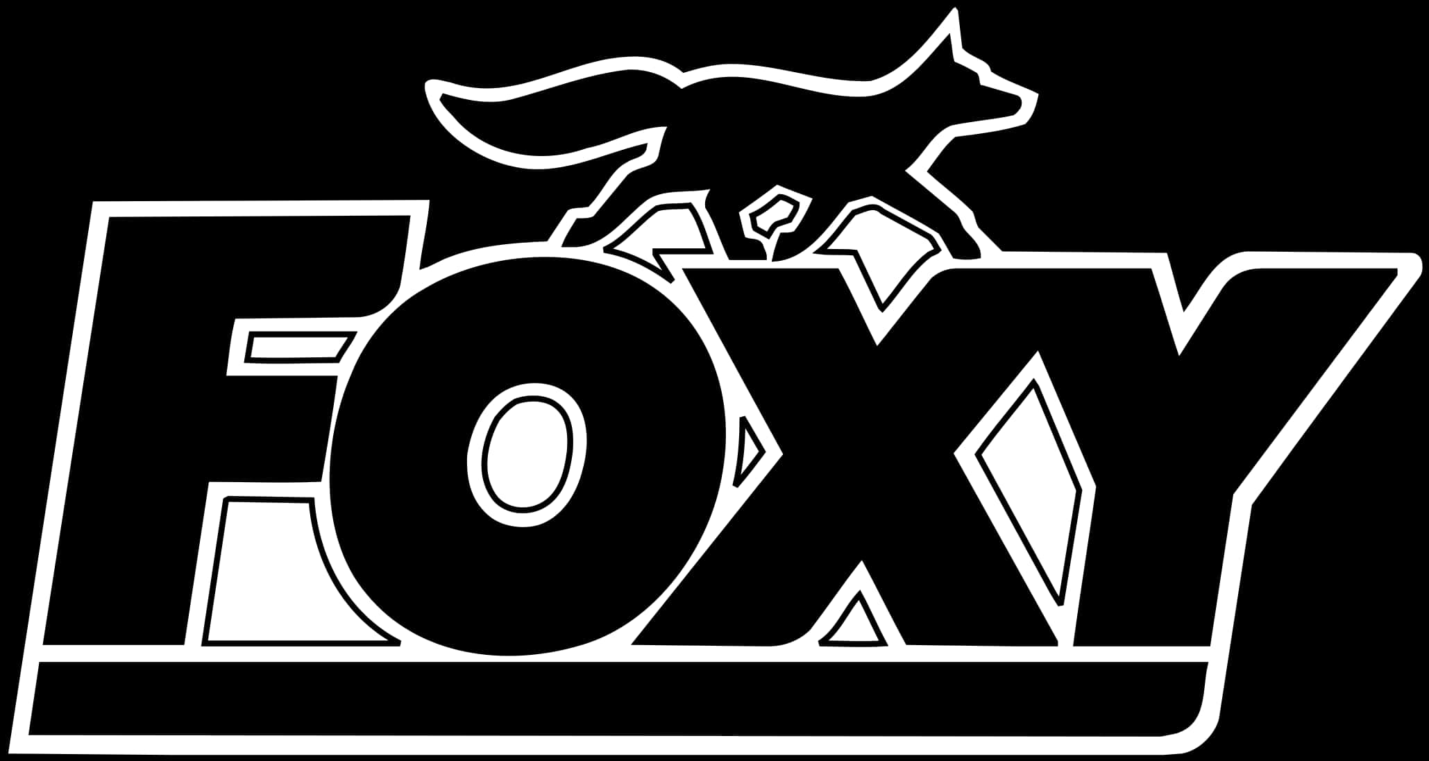 Foxy Logo Blackand White
