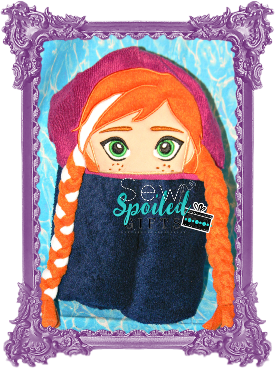 Framed Redhead Animated Character