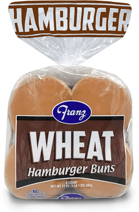 Franz Wheat Hamburger Buns Packaged