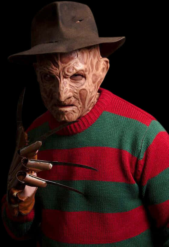 Freddy Krueger Portraitwith Clawed Glove