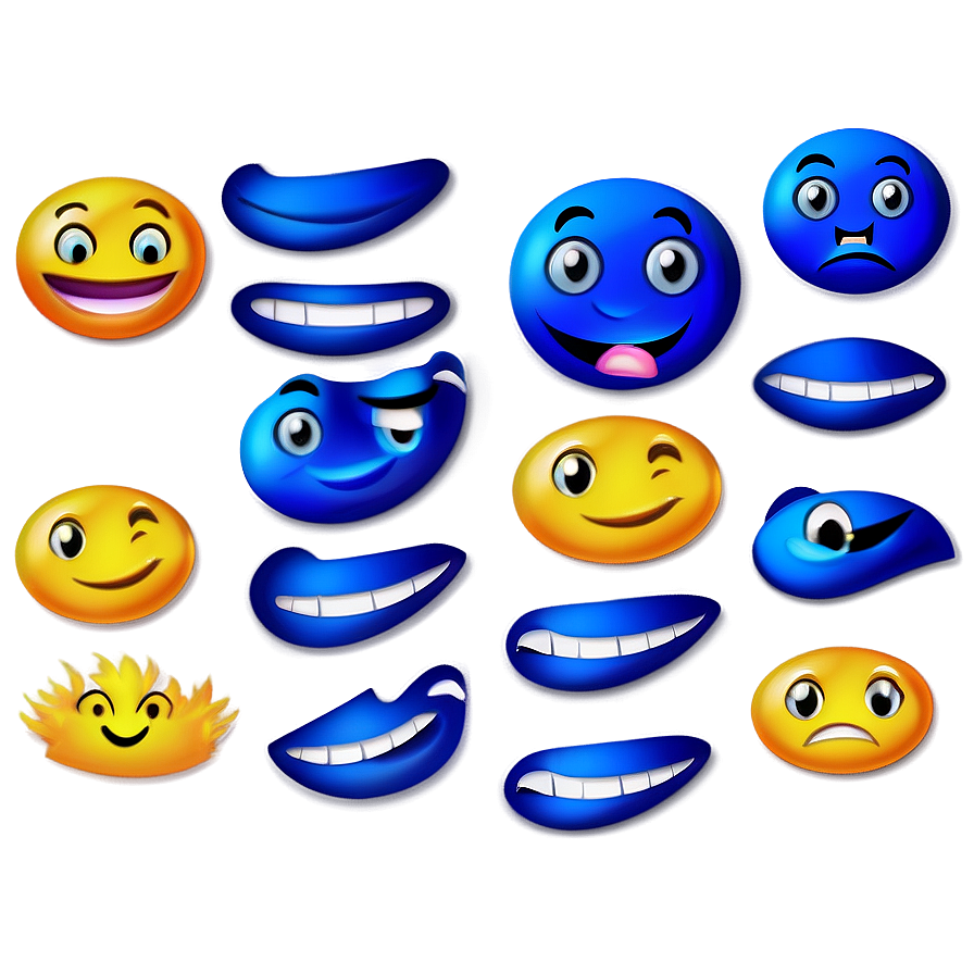 Free Blue Emoji Png Downloads 15