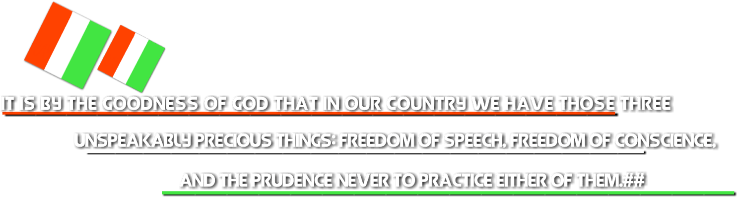 Freedomof Speech Irony Banner