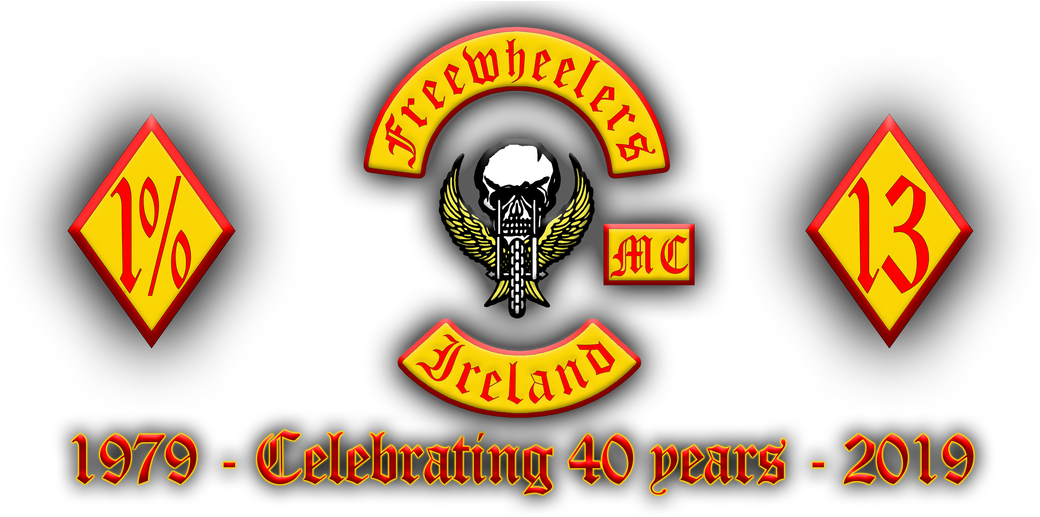 Freewheelers_ M C_ Ireland_40th_ Anniversary_ Logo