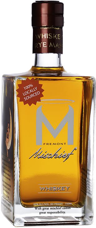 Fremont Mischief Whiskey Bottle