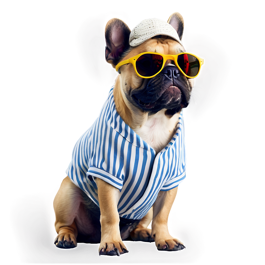 French Bulldog In Clothes Png Qnv46