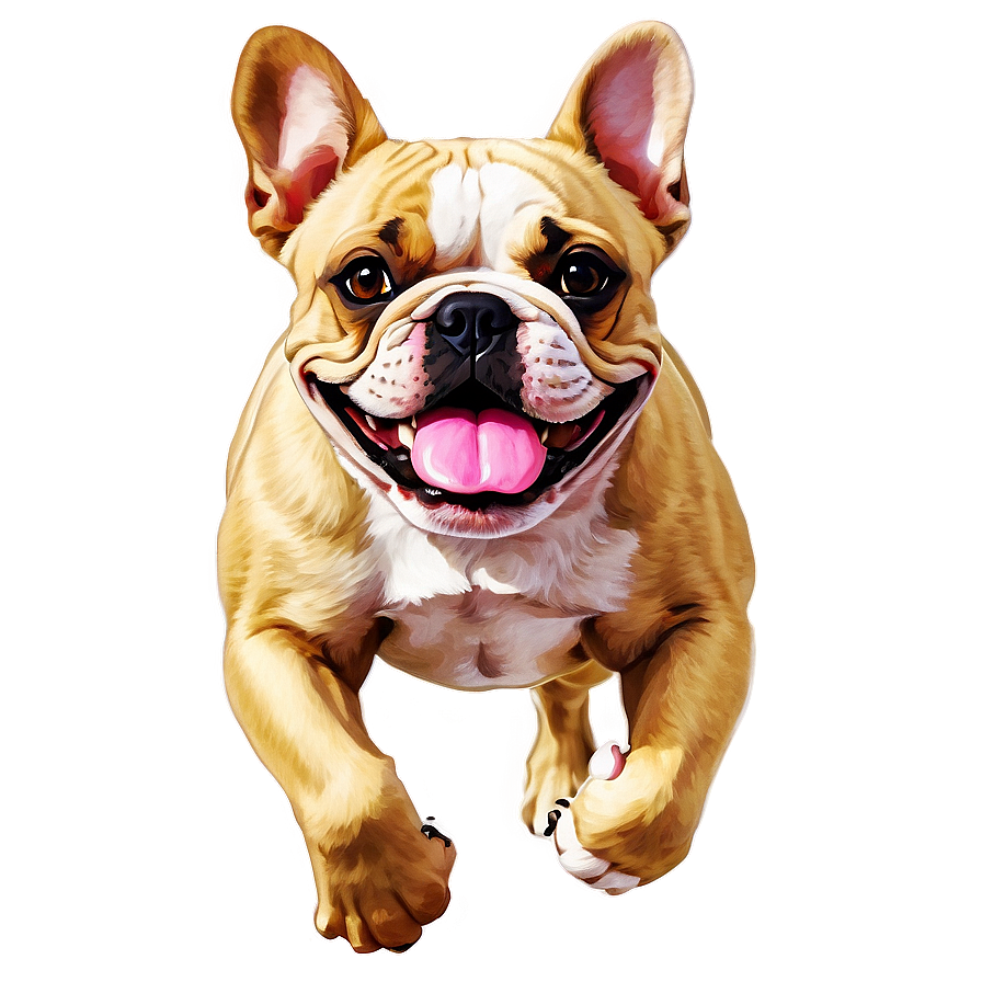 French Bulldog Running Png Llu