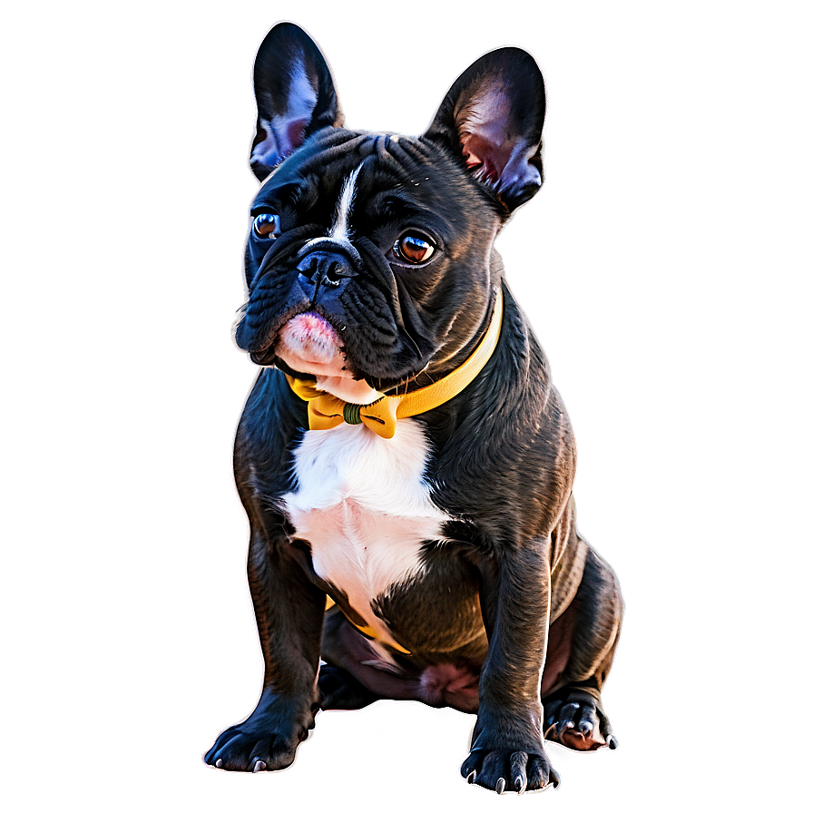 French Bulldog With Bow Png 74