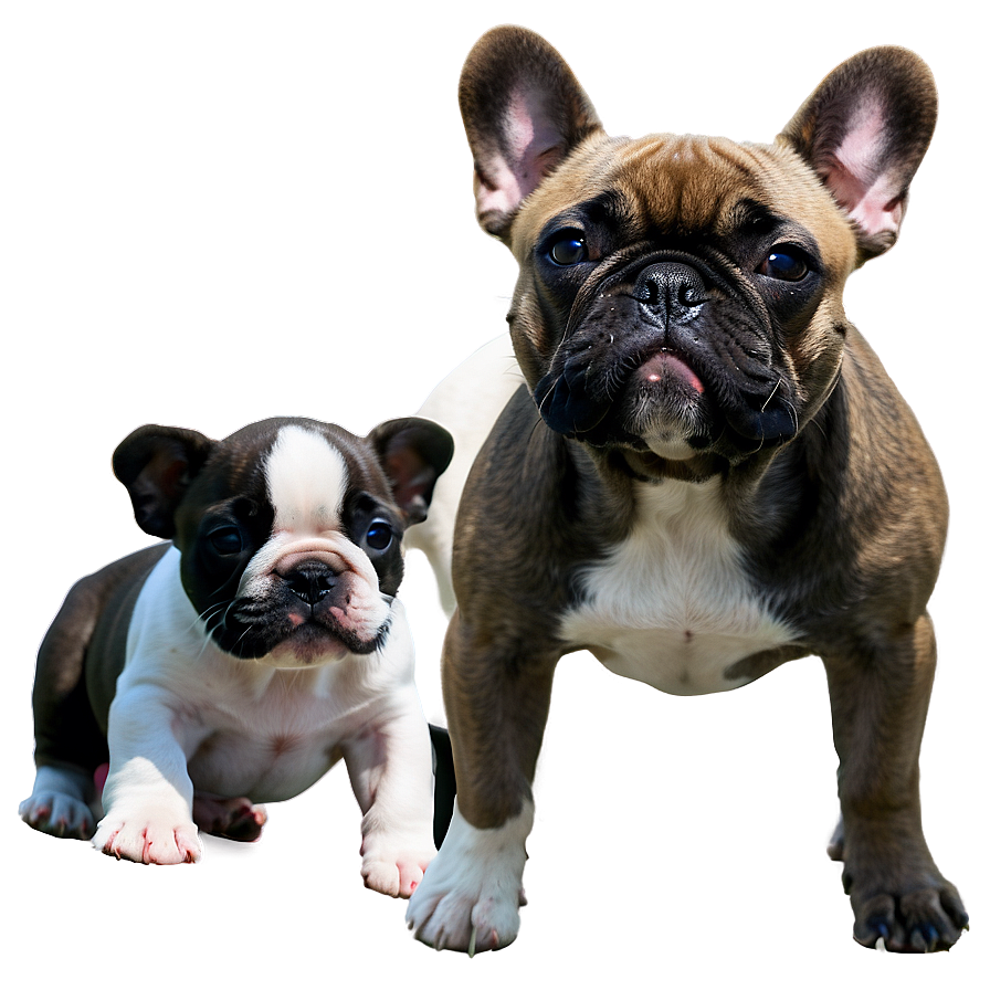 French Bulldog With Puppies Png 48